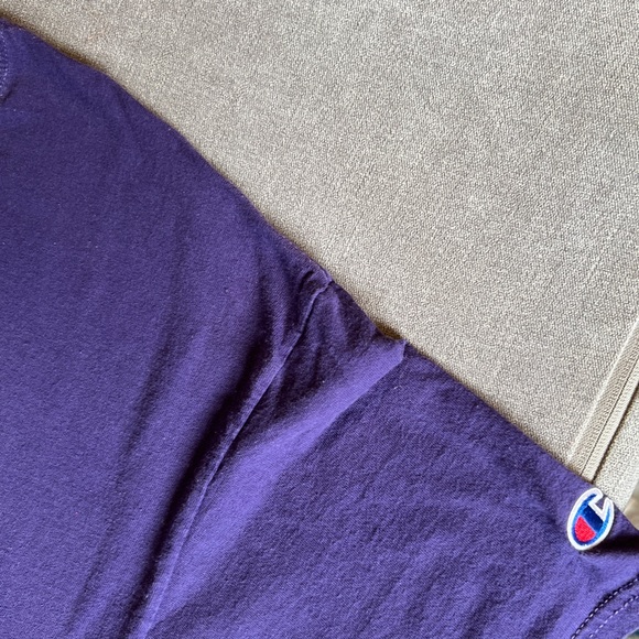 Champion LSU shirt mens XL purple yellow death valley football SEC casual - Picture 3 of 8